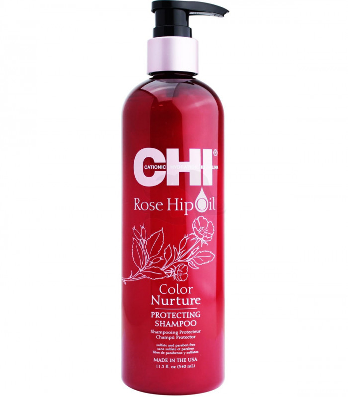CHI Rose Hip Oil шампунь для захисту кольору