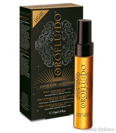 Спрей для блиску волосся Orofluido Super Shine Light Spray