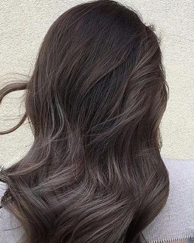 Фарбування smoked suede brunette