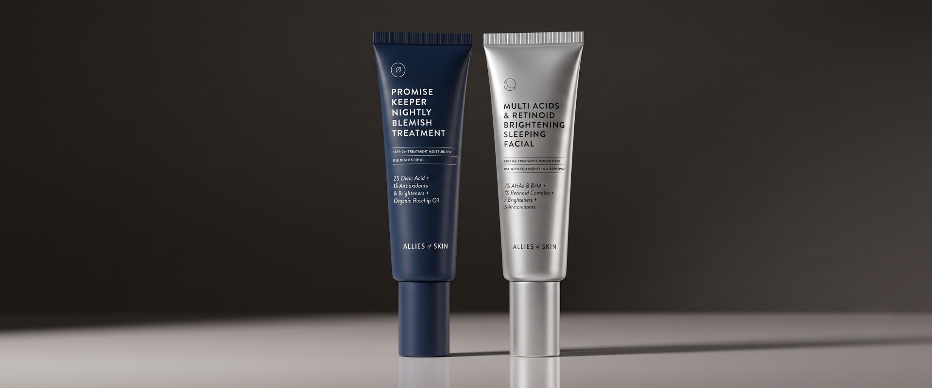 Promise Keeper чи Multi Acids: яку нічну маску Allies of Skin вибрати саме вам?